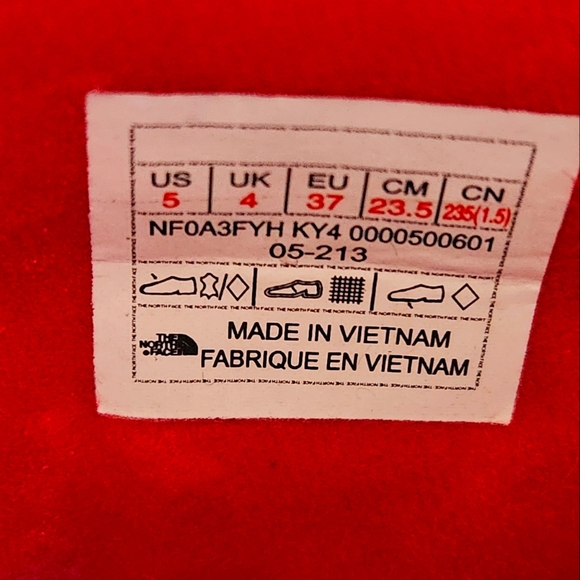 The North Face Kids' Alpenglow Extreme III Winter Boots - Black/White US 5 - Picture 2 of 4